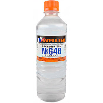 Растворитель 646 WELLTEX, 1 л (ПЭТ)